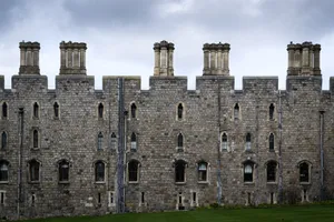 Windsor Castle Walls Overcast Wallpaper