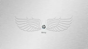 Winged Hp Laptop Logo Wallpaper