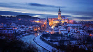 Winter Castle For Laptop Wallpaper