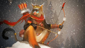 Winter Monkey King Wallpaper