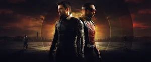 Winter Soldier And Falcon Cover Wallpaper