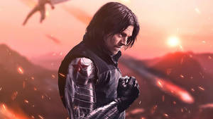 Winter Soldier In Battlefield Wallpaper