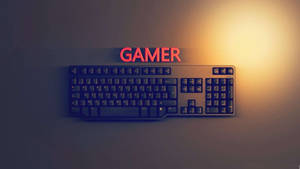 Wireless Gaming Keyboard Aesthetic Wallpaper