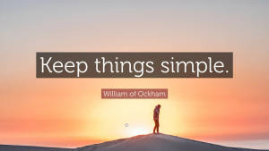 Wisdom From William Of Ockham Quote Wallpaper