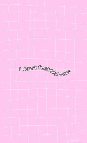 Wobbly Pink And White Grid Aesthetic Wallpaper