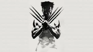 Wolverine Line Brush Art Hd Wallpaper