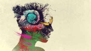 Woman Abstract Mind Artwork Desktop Background Wallpaper