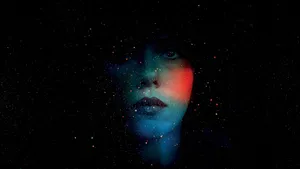 Woman's Face With Coloured Skin Wallpaper