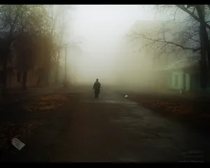 Woman Walking Alone Phone Background Wallpaper