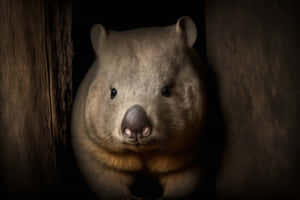 Wombatin Shadow Wallpaper