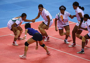 Women's Kabaddi India Vs Thailand Wallpaper