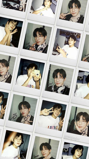 Wonwoo Polaroid Pictures Wallpaper