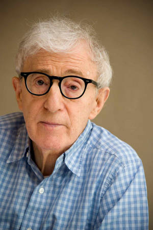 Woody Allen At The Cafe Society Press Conference Wallpaper