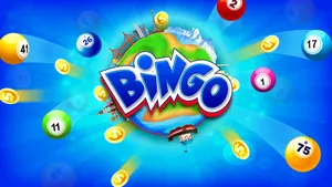 World Of Bingo In Blue Wallpaper