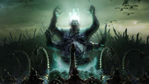 World Of Warcraft - A Dark Image Of A Demon Wallpaper