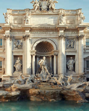 World's Famous Trevi Fountain Wallpaper
