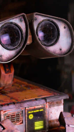 Worried Low Battery Wall E Iphone Wallpaper
