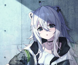 Worried Shishiro Botan Hololive Wallpaper