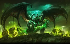 Wow Sargeras And Burning Legion Wallpaper