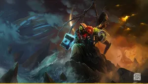 Wow Thrall Ready-to-fight Wallpaper