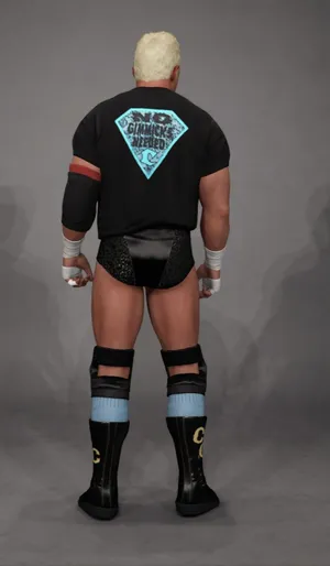 Wrestler_ Back_ View_ No_ Gimmicks_ Needed Wallpaper