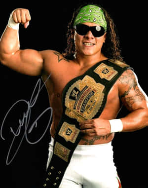 Wrestler_with_ Championship_ Belt_and_ Sunglasses Wallpaper