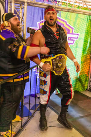 Wrestling Champion Entrance Wallpaper