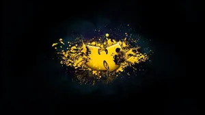 Wu Tang Clan Yellow Splash Logo 4k Wallpaper