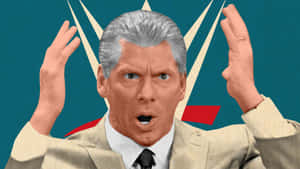 Wwe Chairman Vince Mcmahon In Action Wallpaper