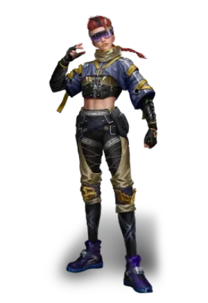 Xayne As Free Fire Character Wallpaper