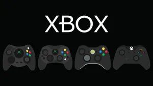 Xbox Series X Controllers Vector Art Wallpaper