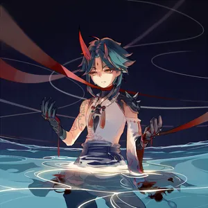 Xiao Genshin Impact Bleeding Hands Wallpaper