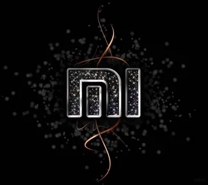 Xiaomi Dark Logo With Music Note Wallpaper