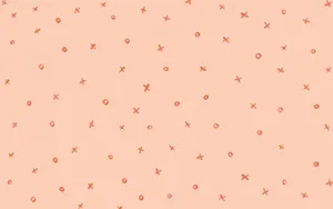 Xo Peach Aesthetic Laptop Wallpaper