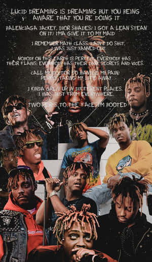 Xxxtentacion And Juice Wrld Lyric Portrait Wallpaper