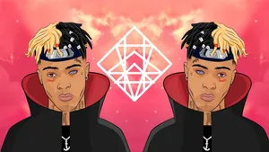 Xxxtentacion Anime Side To Side Art Wallpaper