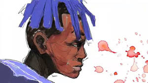 Xxxtentacion Anime Watercolor Art Wallpaper