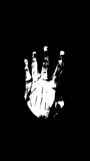 Xxxtentacion Bad Left Hand Print Wallpaper