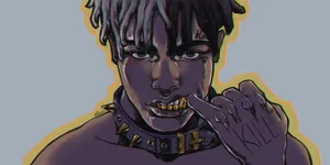 Xxxtentacion Cartoon Laptop Wallpaper