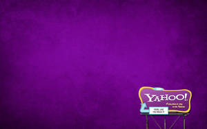 Yahoo Purple Sign Wallpaper