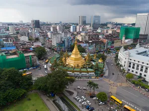 Yangon Sule Pagoda Wallpaper