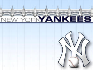 Yankees Stadium Motif Logo Wallpaper