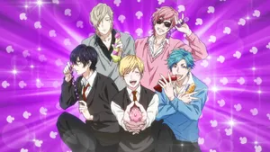 Yarichin Bitch Club Aesthetic Purple Wallpaper