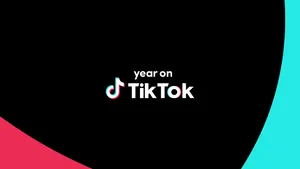 Year On Tiktok 2020 Template Wallpaper