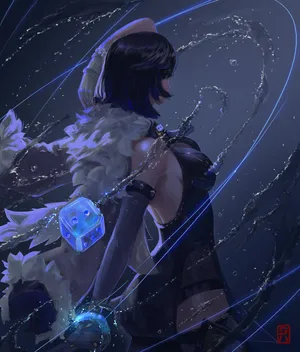 Yelan, The Powerful Four-star Bow Wielder From Genshin Impact Wallpaper