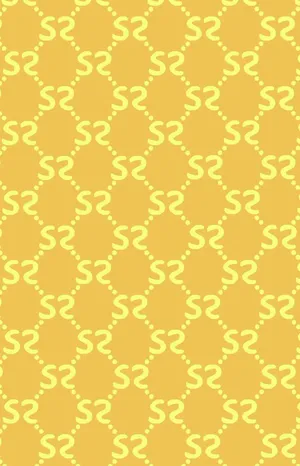 Yellow Aesthetic Gucci Pattern Wallpaper