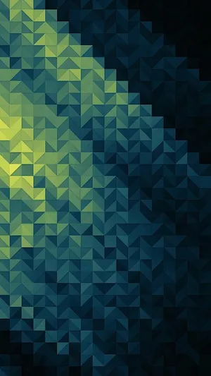 Yellow And Blue Geometric Patterns Cool Android Wallpaper