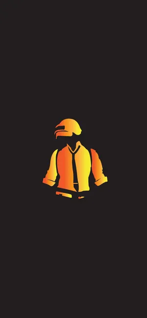 Yellow And Orange Vector Art Pubg Iphone Wallpaper