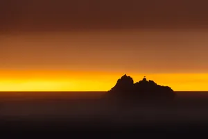 Yellow Hd Sunset Horizon Wallpaper