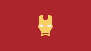 Yellow Iron Man Logo Wallpaper